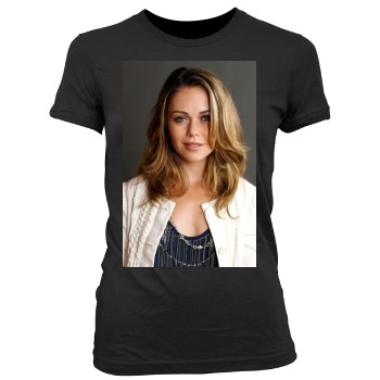 Alexis Dziena Women's Junior Cut Crewneck T-Shirt