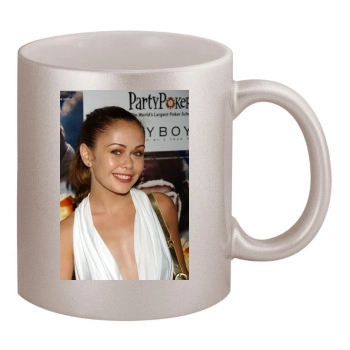 Alexis Dziena 11oz Metallic Silver Mug