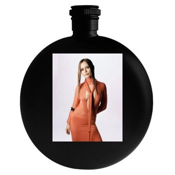 Alexis Dziena Round Flask