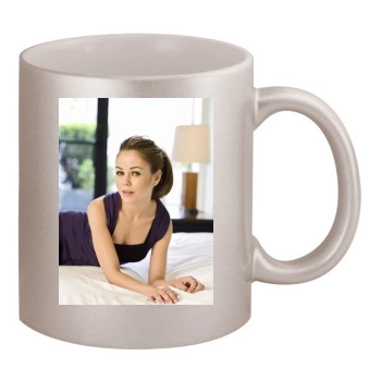 Alexis Dziena 11oz Metallic Silver Mug