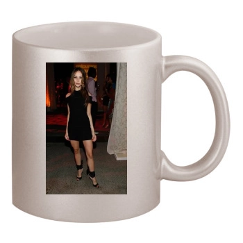 Alexis Dziena 11oz Metallic Silver Mug