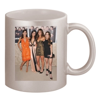 Alexis Dziena 11oz Metallic Silver Mug