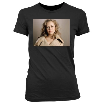 Alexis Dziena Women's Junior Cut Crewneck T-Shirt