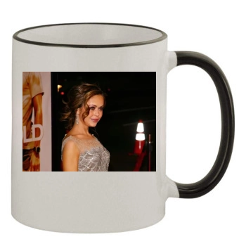 Alexis Dziena 11oz Colored Rim & Handle Mug