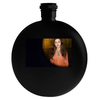 Alexis Dziena Round Flask