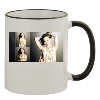 Alexis Dziena 11oz Colored Rim & Handle Mug