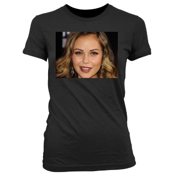 Alexis Dziena Women's Junior Cut Crewneck T-Shirt