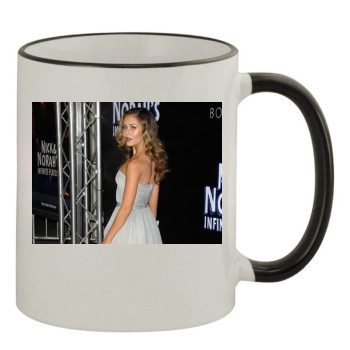 Alexis Dziena 11oz Colored Rim & Handle Mug