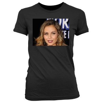 Alexis Dziena Women's Junior Cut Crewneck T-Shirt