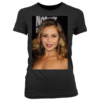 Alexis Dziena Women's Junior Cut Crewneck T-Shirt