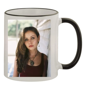 Alexis Dziena 11oz Colored Rim & Handle Mug