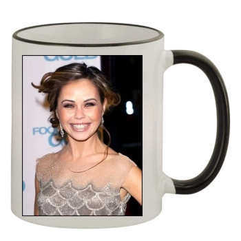 Alexis Dziena 11oz Colored Rim & Handle Mug