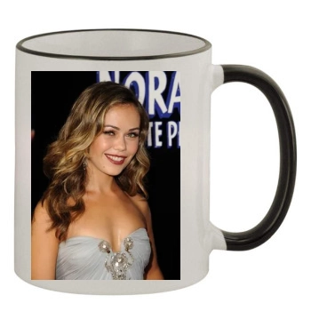 Alexis Dziena 11oz Colored Rim & Handle Mug