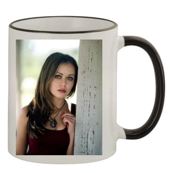 Alexis Dziena 11oz Colored Rim & Handle Mug