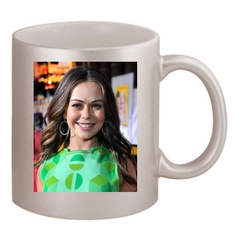 Alexis Dziena 11oz Metallic Silver Mug