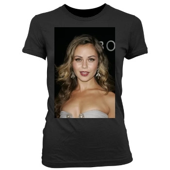 Alexis Dziena Women's Junior Cut Crewneck T-Shirt