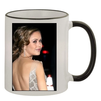 Alexis Dziena 11oz Colored Rim & Handle Mug