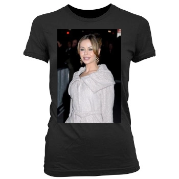 Alexis Dziena Women's Junior Cut Crewneck T-Shirt