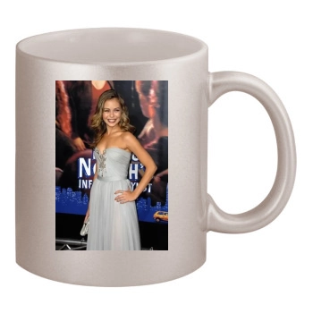 Alexis Dziena 11oz Metallic Silver Mug