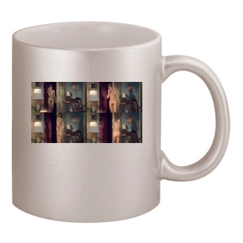 Alexis Dziena 11oz Metallic Silver Mug