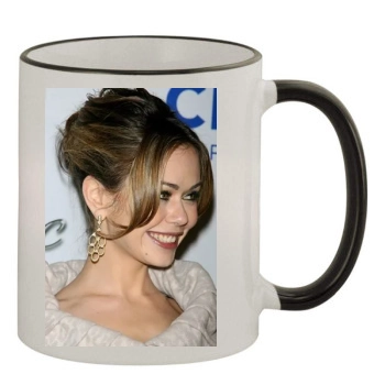 Alexis Dziena 11oz Colored Rim & Handle Mug