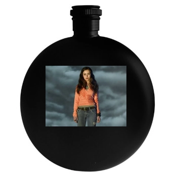 Alexis Dziena Round Flask