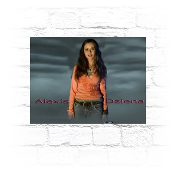 Alexis Dziena Metal Wall Art