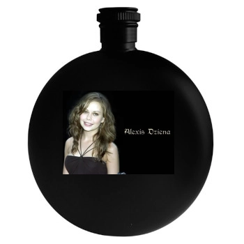 Alexis Dziena Round Flask