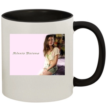 Alexis Dziena 11oz Colored Inner & Handle Mug