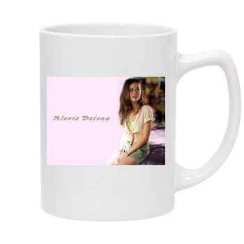 Alexis Dziena 14oz White Statesman Mug