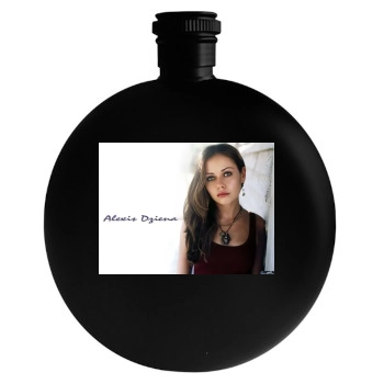 Alexis Dziena Round Flask