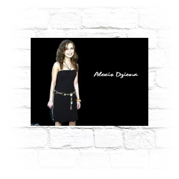 Alexis Dziena Metal Wall Art