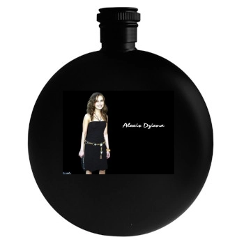 Alexis Dziena Round Flask