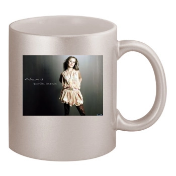 Alexis Dziena 11oz Metallic Silver Mug