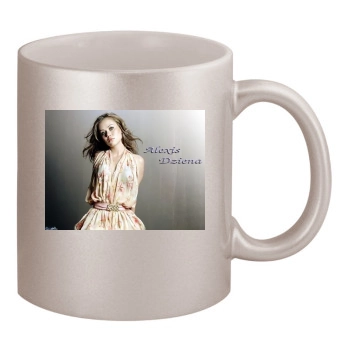 Alexis Dziena 11oz Metallic Silver Mug