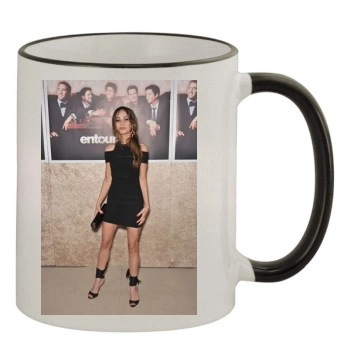 Alexis Dziena 11oz Colored Rim & Handle Mug