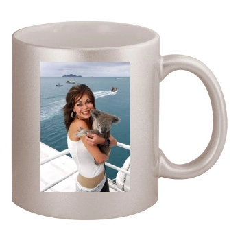 Alexis Dziena 11oz Metallic Silver Mug