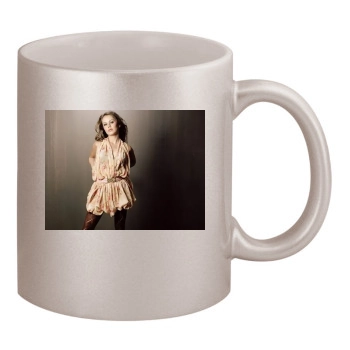 Alexis Dziena 11oz Metallic Silver Mug