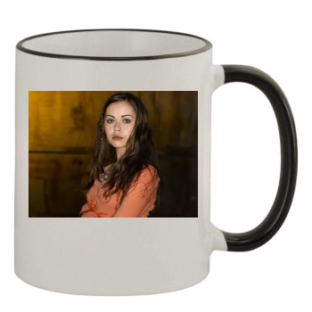 Alexis Dziena 11oz Colored Rim & Handle Mug