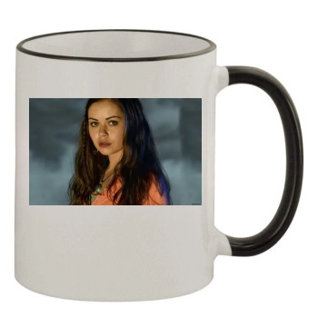 Alexis Dziena 11oz Colored Rim & Handle Mug