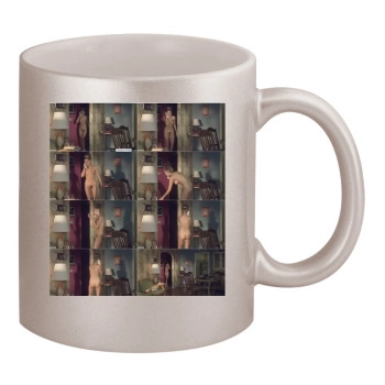 Alexis Dziena 11oz Metallic Silver Mug