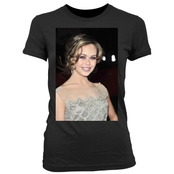 Alexis Dziena Women's Junior Cut Crewneck T-Shirt