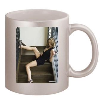 Alexis Dziena 11oz Metallic Silver Mug