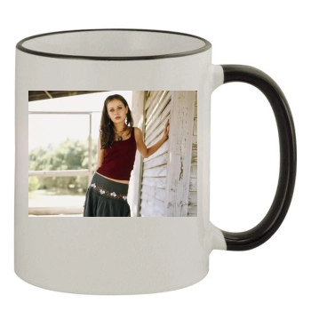 Alexis Dziena 11oz Colored Rim & Handle Mug