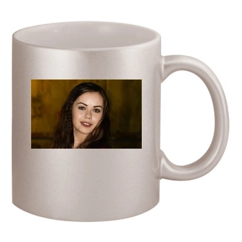 Alexis Dziena 11oz Metallic Silver Mug