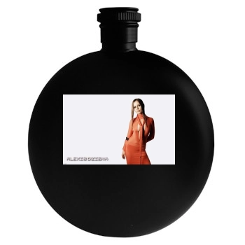 Alexis Dziena Round Flask