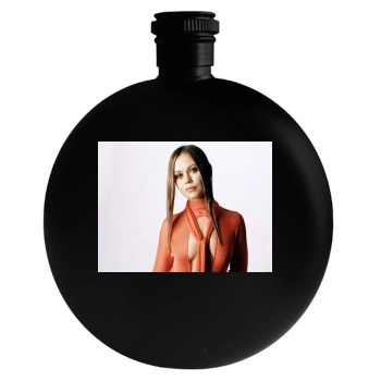 Alexis Dziena Round Flask