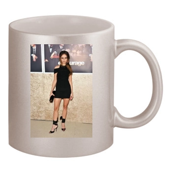 Alexis Dziena 11oz Metallic Silver Mug