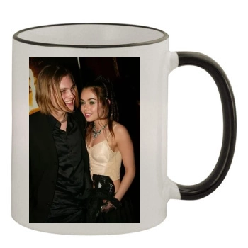 Alexis Dziena 11oz Colored Rim & Handle Mug