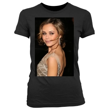 Alexis Dziena Women's Junior Cut Crewneck T-Shirt